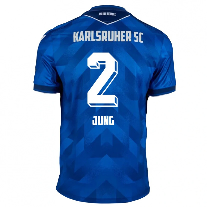 Danxen Herren Sebastian Jung #2 Blau Weiß Heimtrikot Trikot 2025/26 T-Shirt Österreich
