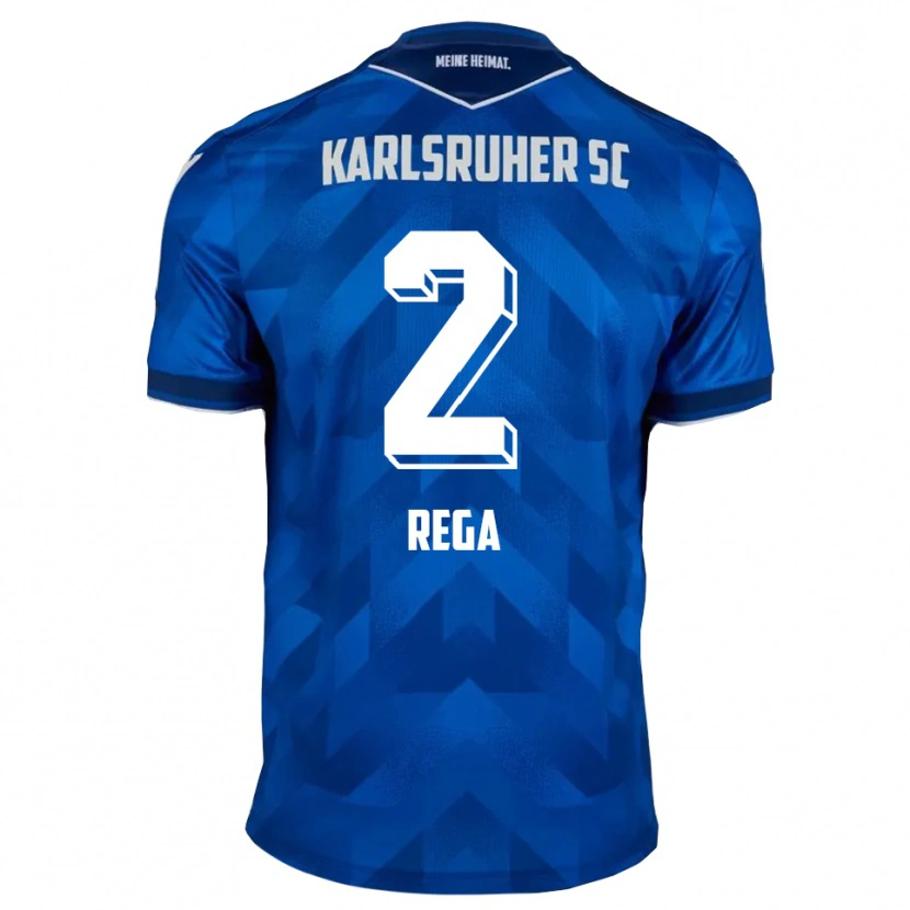Danxen Herren Luca Rega #2 Blau Weiß Heimtrikot Trikot 2025/26 T-Shirt Österreich
