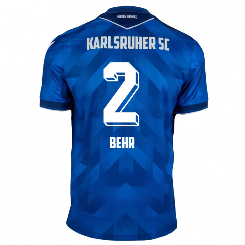 Danxen Herren Niklas Behr #2 Blau Weiß Heimtrikot Trikot 2025/26 T-Shirt Österreich