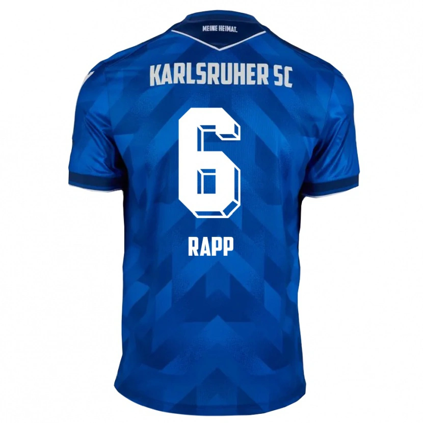 Danxen Herren Nicolai Rapp #6 Blau Weiß Heimtrikot Trikot 2025/26 T-Shirt Österreich