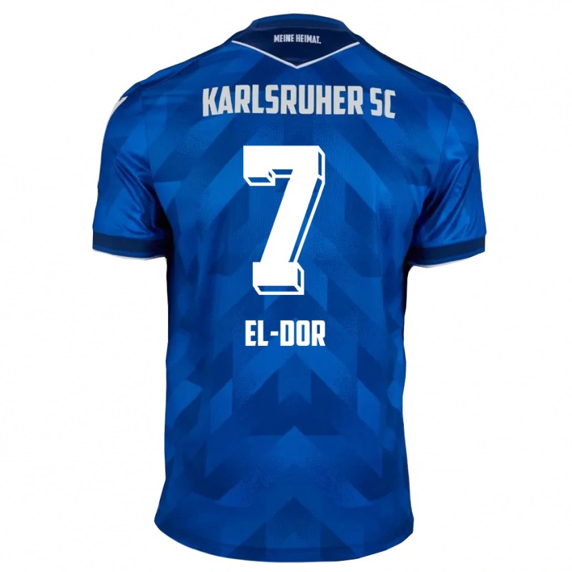 Danxen Herren Bassem El-Dor #7 Blau Weiß Heimtrikot Trikot 2025/26 T-Shirt Österreich