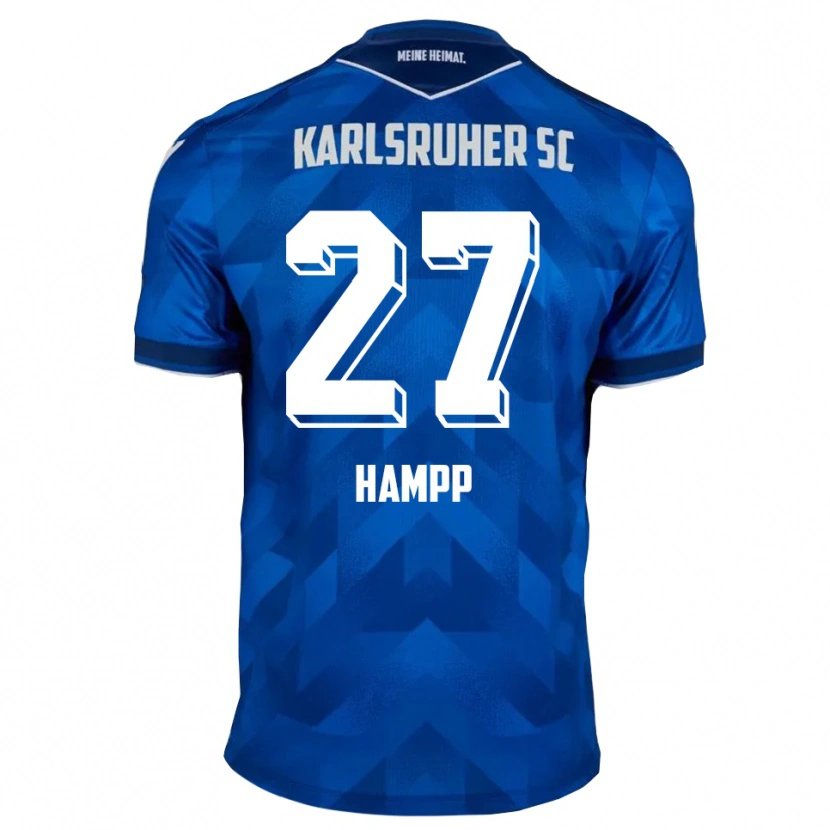 Danxen Herren Noah Hampp #27 Blau Weiß Heimtrikot Trikot 2025/26 T-Shirt Österreich