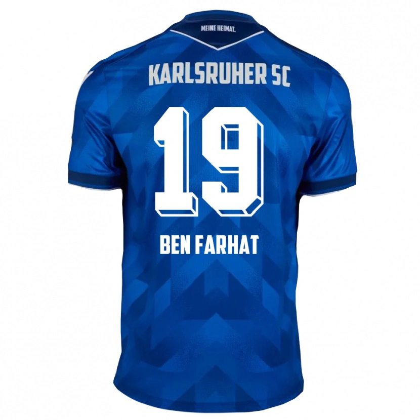Danxen Herren Louey Ben Farhat #19 Blau Weiß Heimtrikot Trikot 2025/26 T-Shirt Österreich