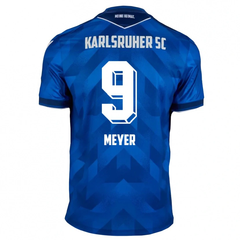 Danxen Herren John Meyer #9 Blau Weiß Heimtrikot Trikot 2025/26 T-Shirt Österreich
