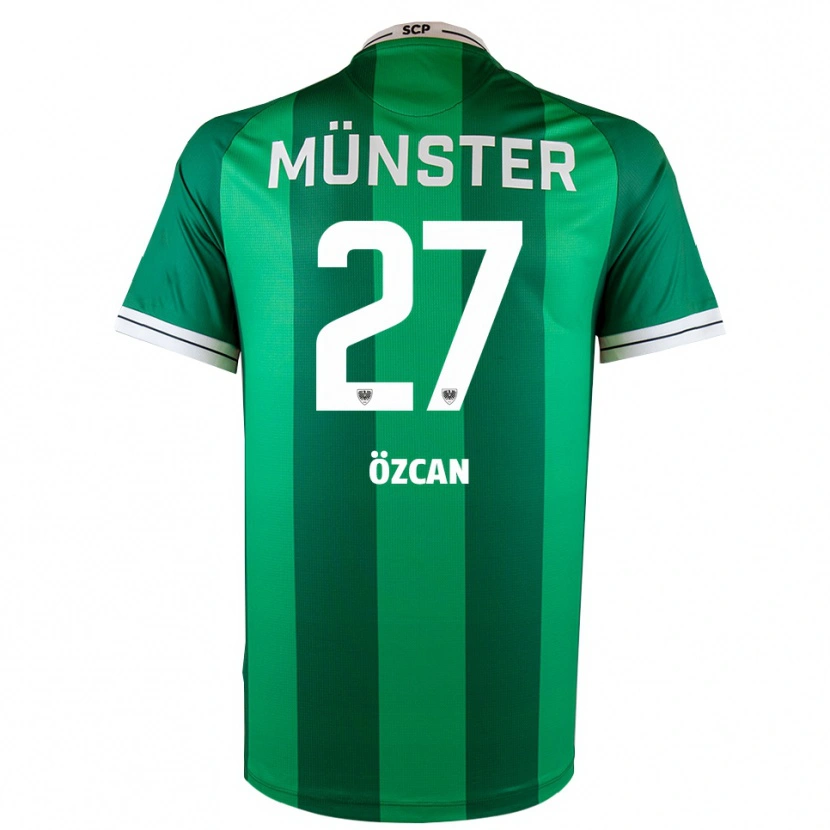 Danxen Herren Kenan Özcan #27 Grün Weiß Heimtrikot Trikot 2025/26 T-Shirt Österreich