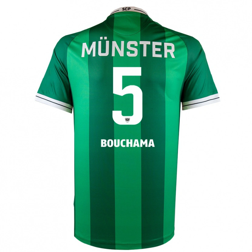 Danxen Herren Yassine Bouchama #5 Grün Weiß Heimtrikot Trikot 2025/26 T-Shirt Österreich