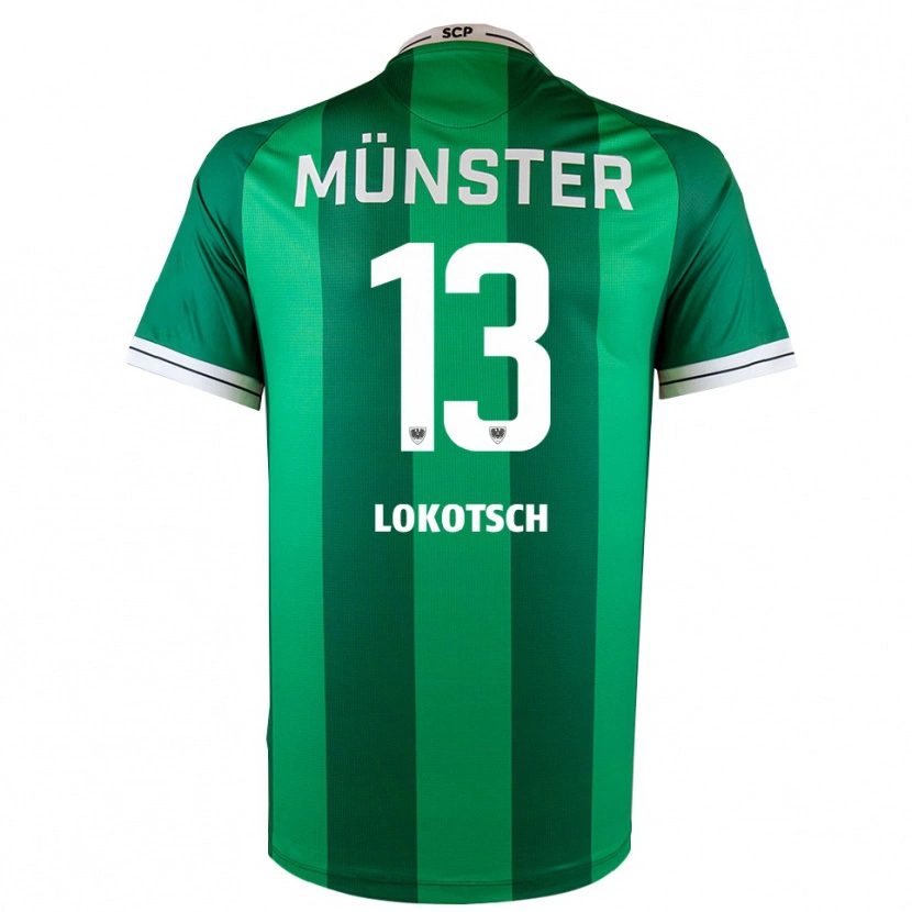 Danxen Herren Lars Lokotsch #13 Grün Weiß Heimtrikot Trikot 2025/26 T-Shirt Österreich