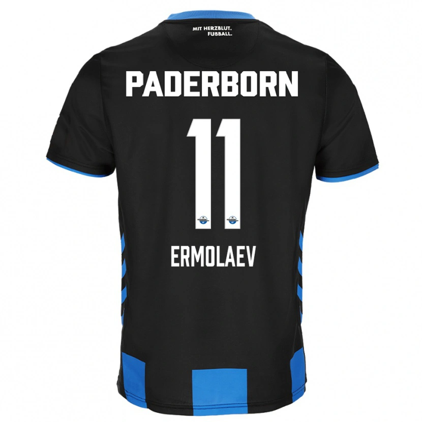 Danxen Herren Georg Ermolaev #11 Schwarz Blau Heimtrikot Trikot 2025/26 T-Shirt Österreich