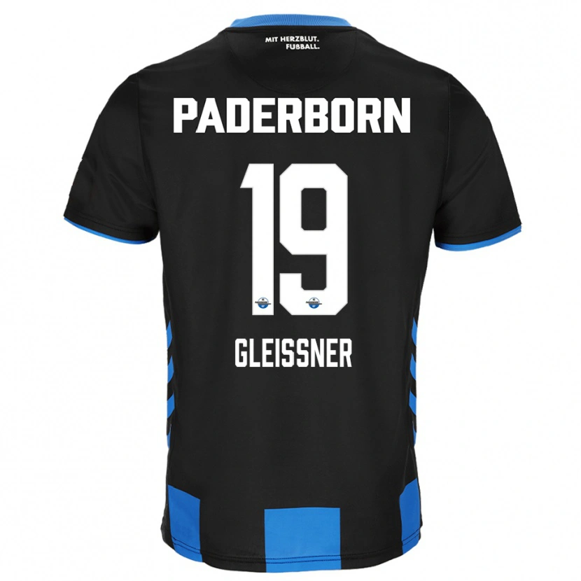 Danxen Herren Kevin Gleissner #19 Schwarz Blau Heimtrikot Trikot 2025/26 T-Shirt Österreich