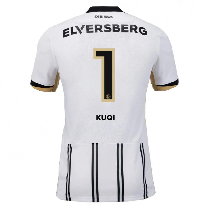Danxen Herren Blero Kuqi #1 Weiß Schwarz Heimtrikot Trikot 2025/26 T-Shirt Österreich