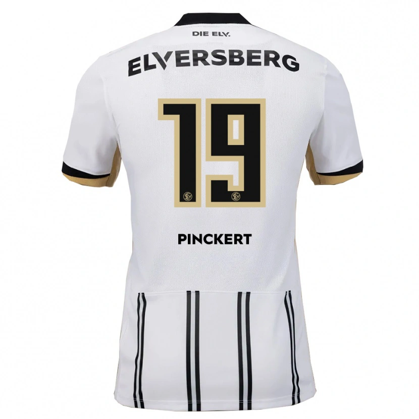 Danxen Herren Lukas Pinckert #19 Weiß Schwarz Heimtrikot Trikot 2025/26 T-Shirt Österreich