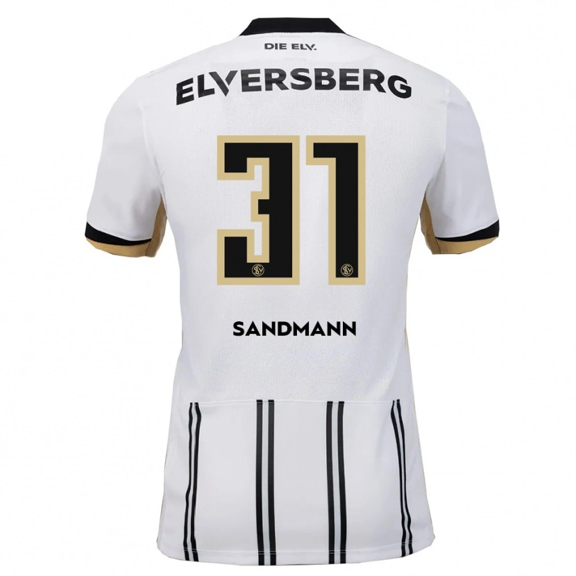 Danxen Herren Amanda Sandmann #31 Weiß Schwarz Heimtrikot Trikot 2025/26 T-Shirt Österreich