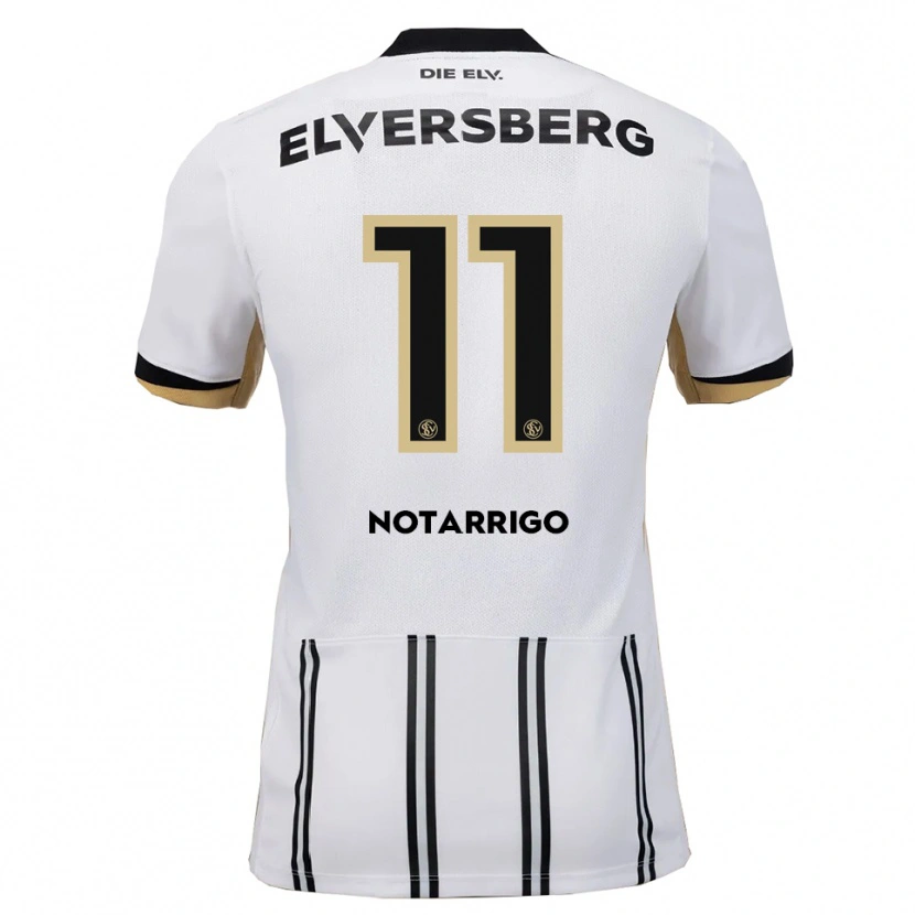 Danxen Herren Lionel Notarrigo #11 Weiß Schwarz Heimtrikot Trikot 2025/26 T-Shirt Österreich