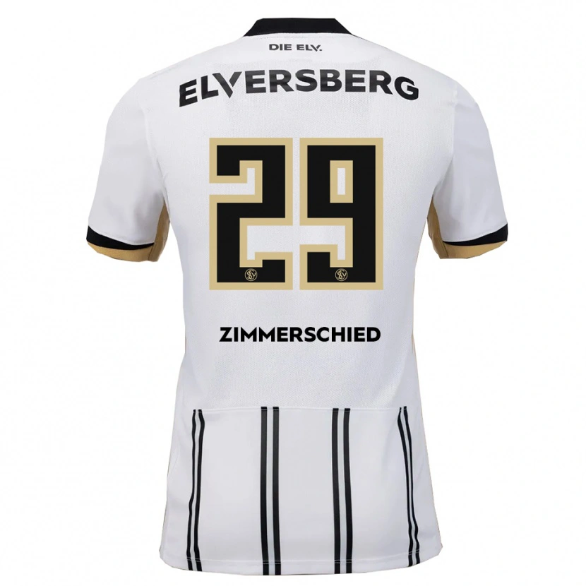 Danxen Herren Tom Zimmerschied #29 Weiß Schwarz Heimtrikot Trikot 2025/26 T-Shirt Österreich