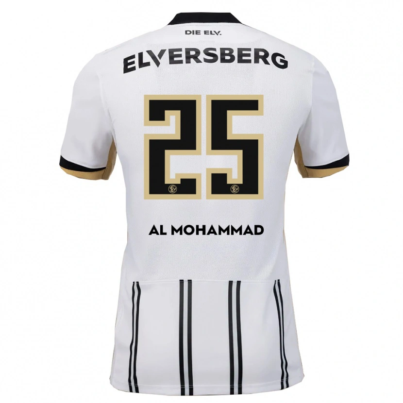 Danxen Herren Loay Al Mohammad #25 Weiß Schwarz Heimtrikot Trikot 2025/26 T-Shirt Österreich