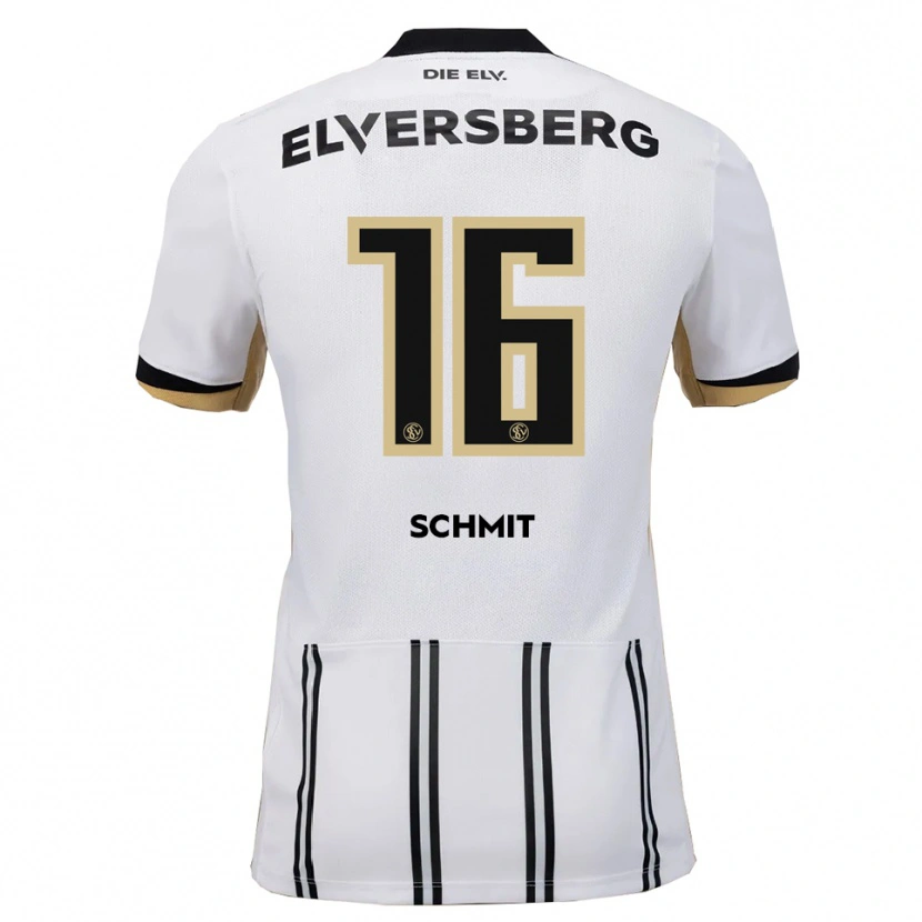 Danxen Herren Leila Schmit #16 Weiß Schwarz Heimtrikot Trikot 2025/26 T-Shirt Österreich
