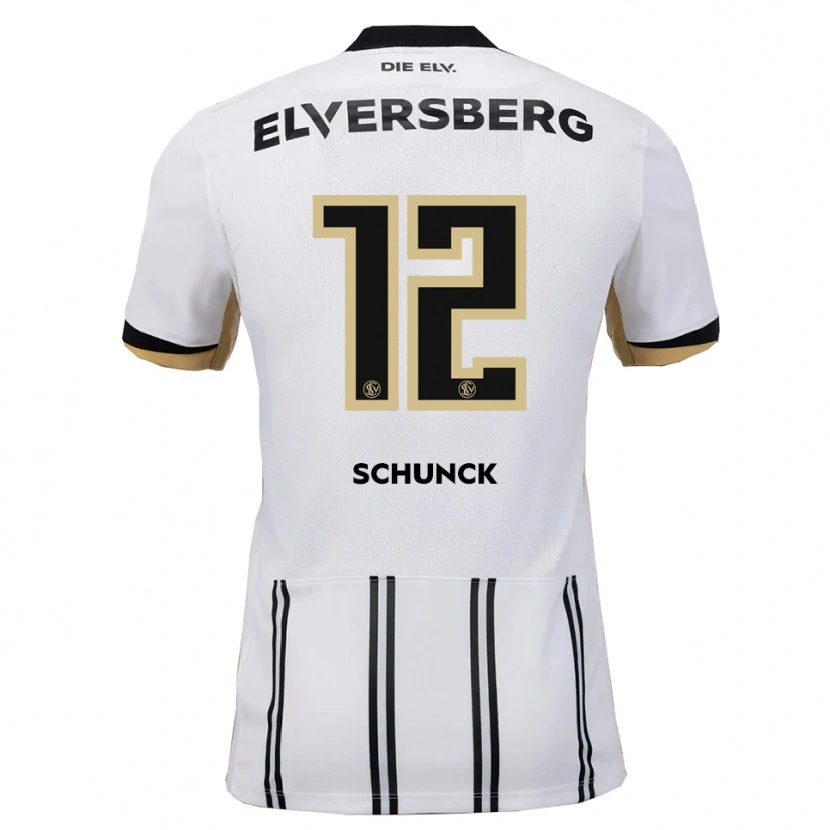 Danxen Herren Jan Schunck #12 Weiß Schwarz Heimtrikot Trikot 2025/26 T-Shirt Österreich