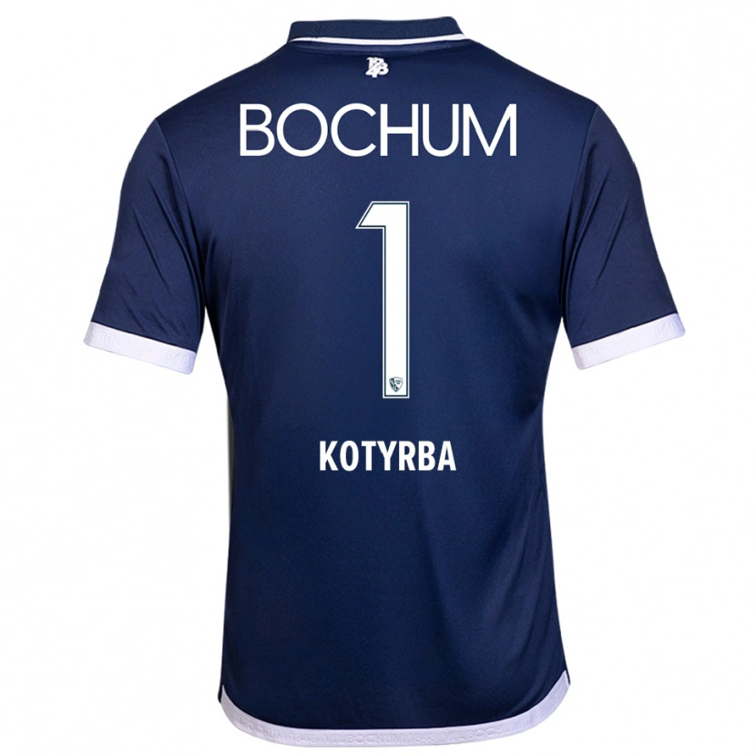 Danxen Herren Finn Kotyrba #1 Marineblau Weiß Heimtrikot Trikot 2025/26 T-Shirt Österreich