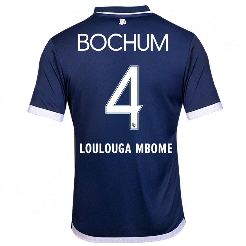 Danxen Herren Adrien Loulouga-Mbome #4 Marineblau Weiß Heimtrikot Trikot 2025/26 T-Shirt Österreich