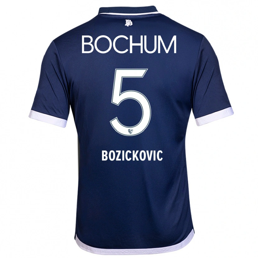 Danxen Herren Niko Bozickovic #5 Marineblau Weiß Heimtrikot Trikot 2025/26 T-Shirt Österreich