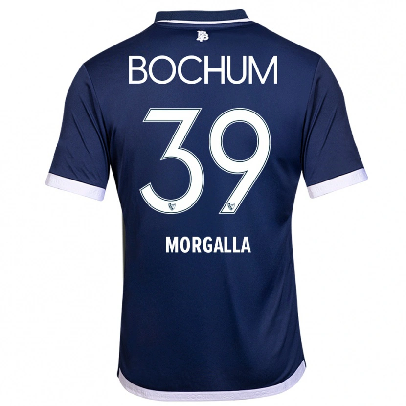 Danxen Herren Leandro Morgalla #39 Marineblau Weiß Heimtrikot Trikot 2025/26 T-Shirt Österreich