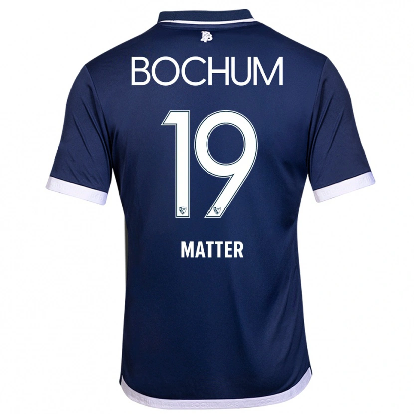 Danxen Herren Henri Matter #19 Marineblau Weiß Heimtrikot Trikot 2025/26 T-Shirt Österreich
