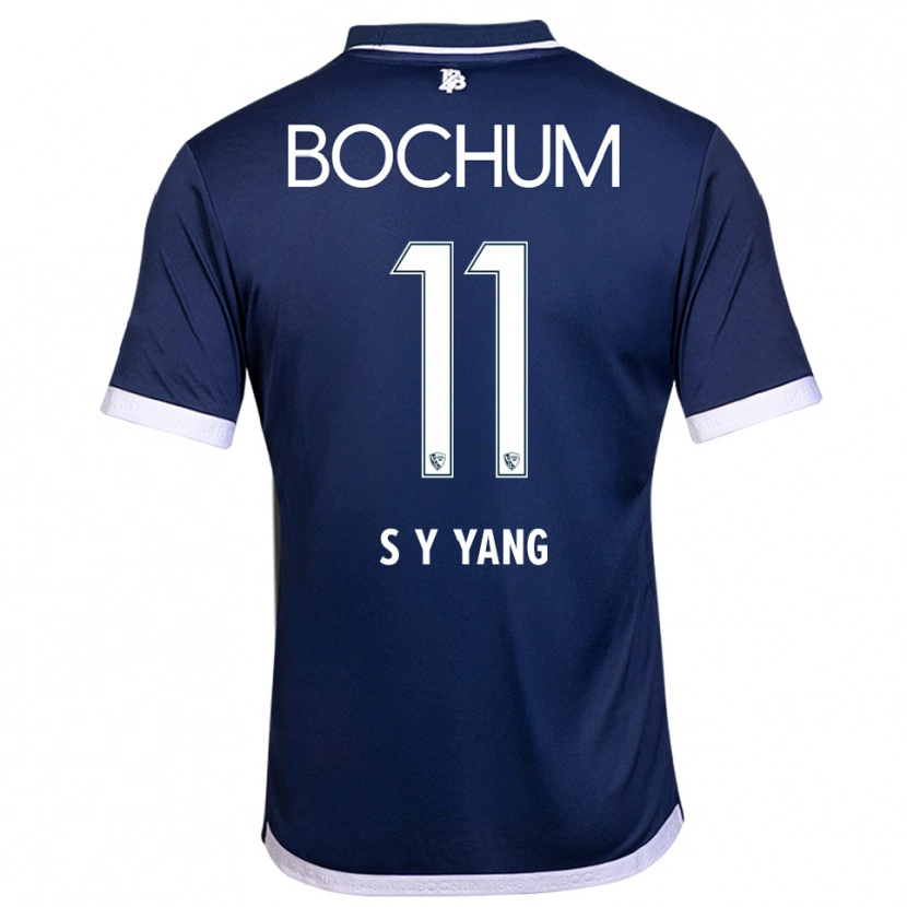 Danxen Herren Si-Yeong Yang #11 Marineblau Weiß Heimtrikot Trikot 2025/26 T-Shirt Österreich