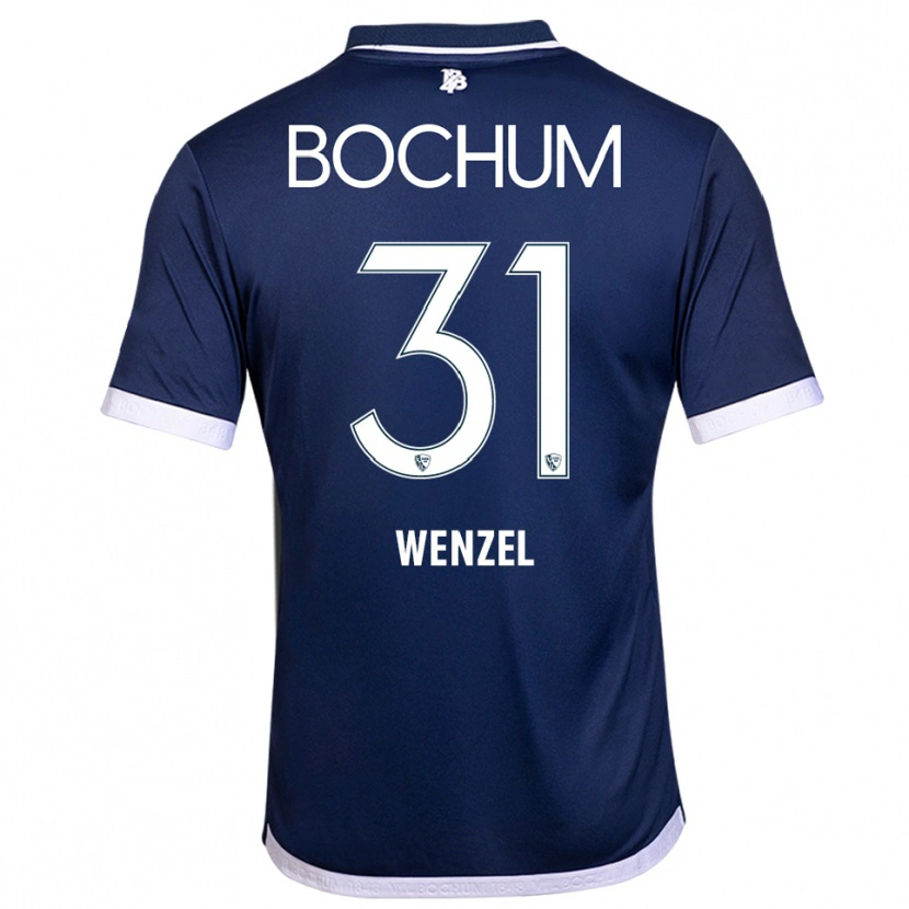 Danxen Herren Franziska Wenzel #31 Marineblau Weiß Heimtrikot Trikot 2025/26 T-Shirt Österreich