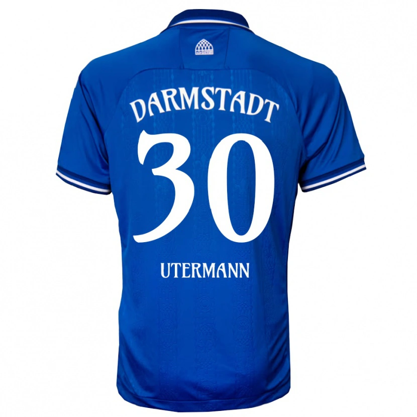 Danxen Herren Anton Utermann #30 Blau Weiß Heimtrikot Trikot 2025/26 T-Shirt Österreich