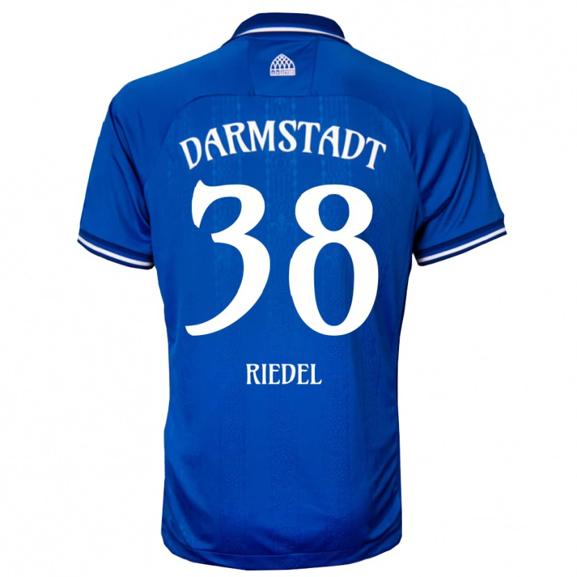 Danxen Herren Clemens Riedel #38 Blau Weiß Heimtrikot Trikot 2025/26 T-Shirt Österreich