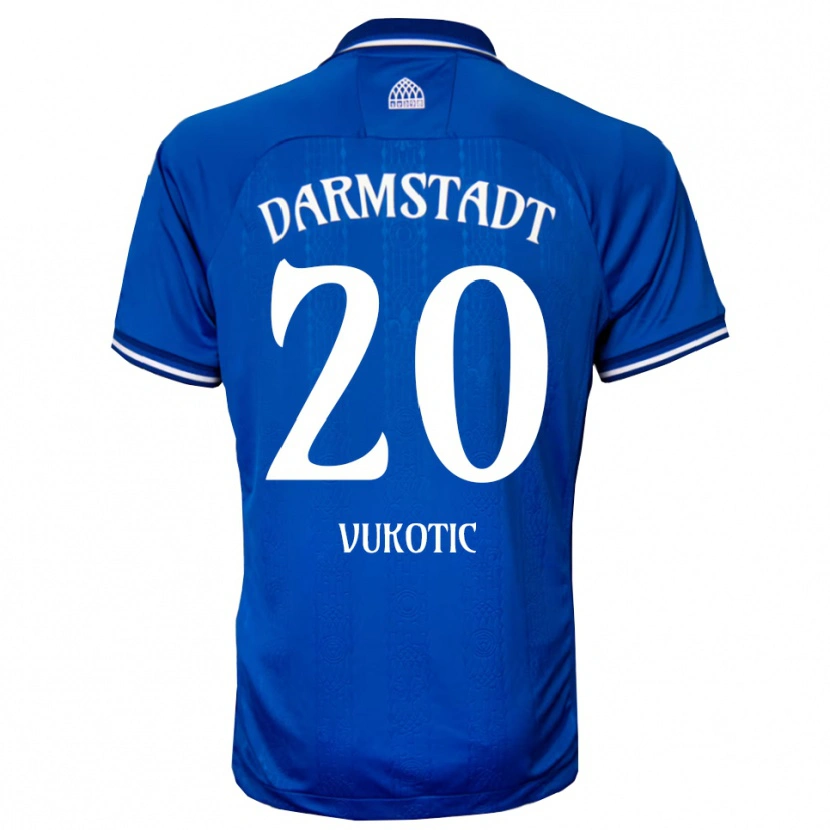 Danxen Herren Aleksandar Vukotic #20 Blau Weiß Heimtrikot Trikot 2025/26 T-Shirt Österreich