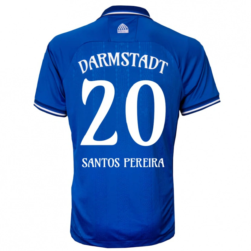 Danxen Herren Diogo Dos Santos Pereira #20 Blau Weiß Heimtrikot Trikot 2025/26 T-Shirt Österreich