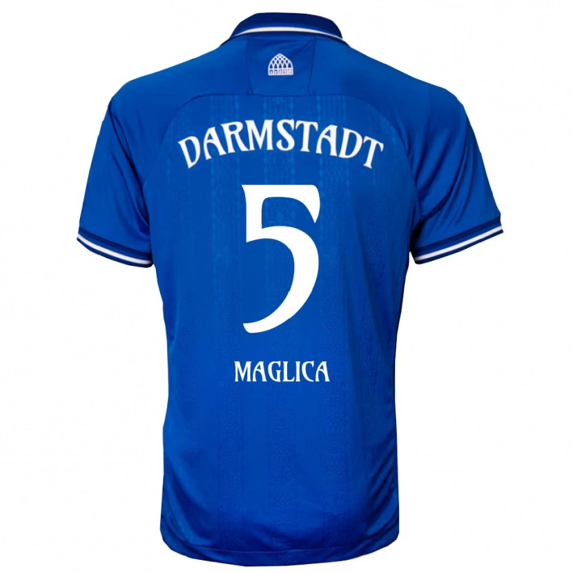 Danxen Herren Matej Maglica #5 Blau Weiß Heimtrikot Trikot 2025/26 T-Shirt Österreich