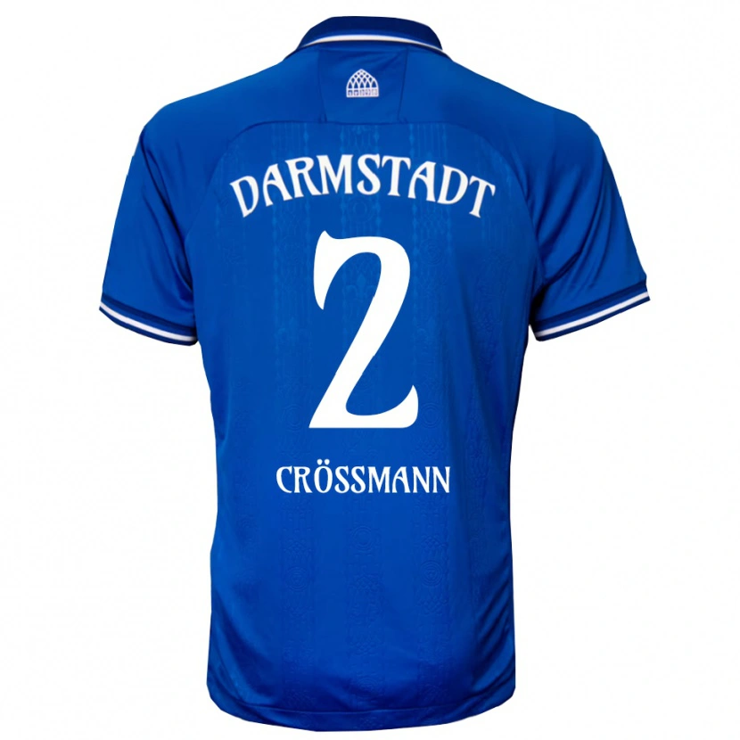 Danxen Herren Elias Crößmann #2 Blau Weiß Heimtrikot Trikot 2025/26 T-Shirt Österreich
