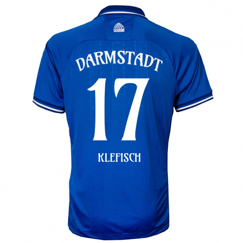 Danxen Herren Kai Klefisch #17 Blau Weiß Heimtrikot Trikot 2025/26 T-Shirt Österreich