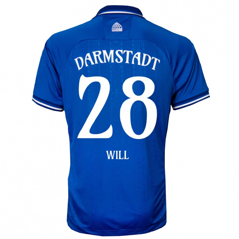 Danxen Herren Paul Will #28 Blau Weiß Heimtrikot Trikot 2025/26 T-Shirt Österreich