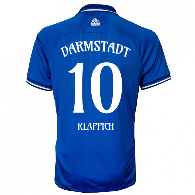 Danxen Herren Luis Klappich #10 Blau Weiß Heimtrikot Trikot 2025/26 T-Shirt Österreich