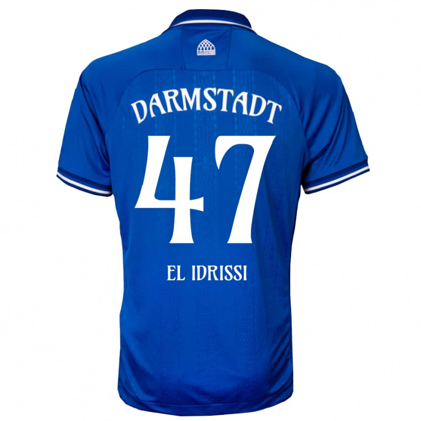 Danxen Herren Othmane El Idrissi #47 Blau Weiß Heimtrikot Trikot 2025/26 T-Shirt Österreich