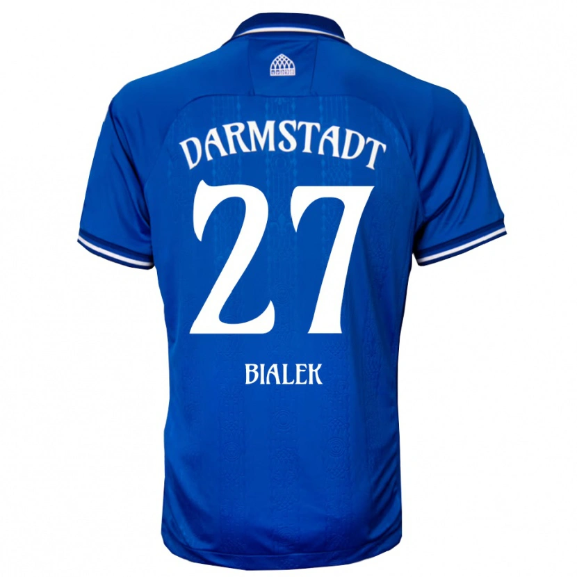 Danxen Herren Bartosz Bialek #27 Blau Weiß Heimtrikot Trikot 2025/26 T-Shirt Österreich