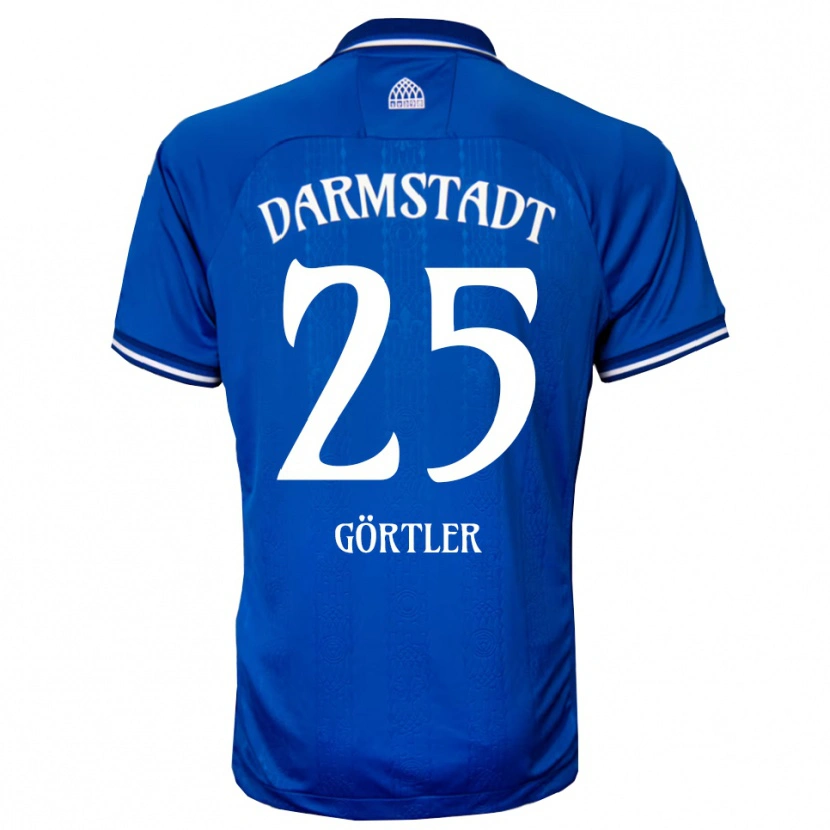 Danxen Herren Bastian Görtler #25 Blau Weiß Heimtrikot Trikot 2025/26 T-Shirt Österreich