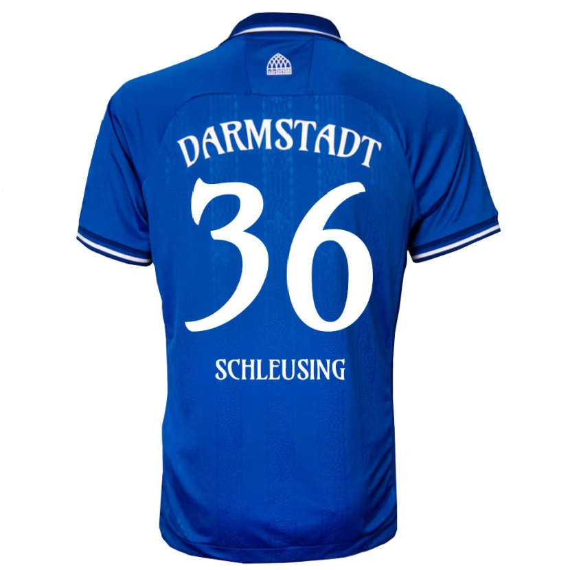 Danxen Herren Lenox Schleusing #36 Blau Weiß Heimtrikot Trikot 2025/26 T-Shirt Österreich