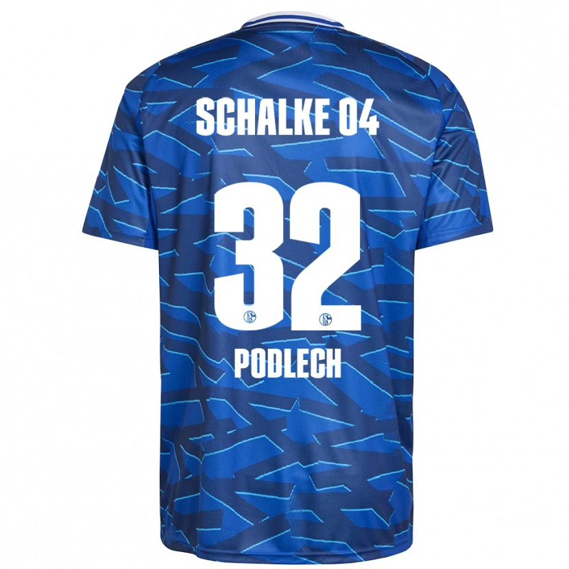 Danxen Herren Luca Podlech #32 Königsblau Weiß Heimtrikot Trikot 2025/26 T-Shirt Österreich