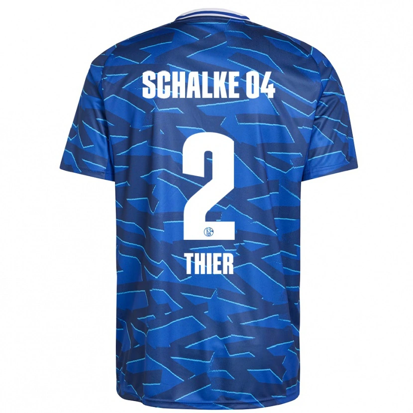 Danxen Herren Silas Thier #2 Königsblau Weiß Heimtrikot Trikot 2025/26 T-Shirt Österreich