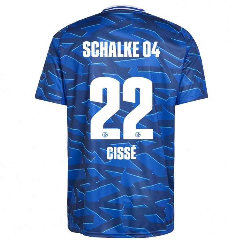 Danxen Herren Ibrahima Cissé #22 Königsblau Weiß Heimtrikot Trikot 2025/26 T-Shirt Österreich