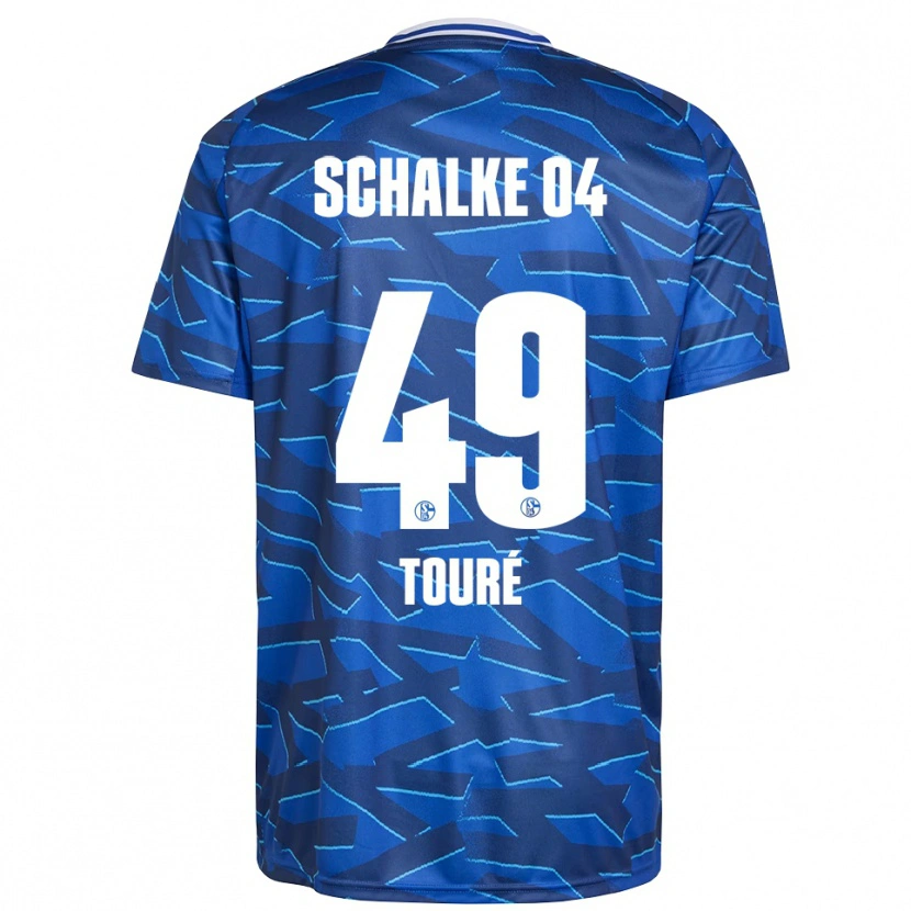 Danxen Herren Tidiane Touré #49 Königsblau Weiß Heimtrikot Trikot 2025/26 T-Shirt Österreich