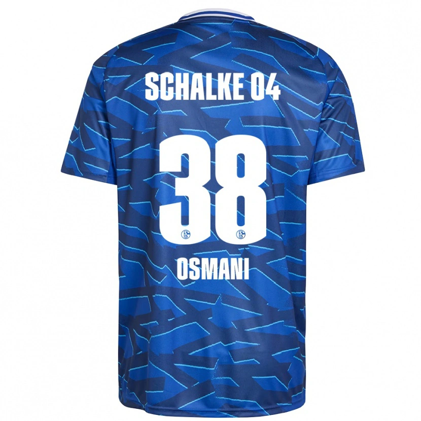 Danxen Herren Tristan Osmani #38 Königsblau Weiß Heimtrikot Trikot 2025/26 T-Shirt Österreich