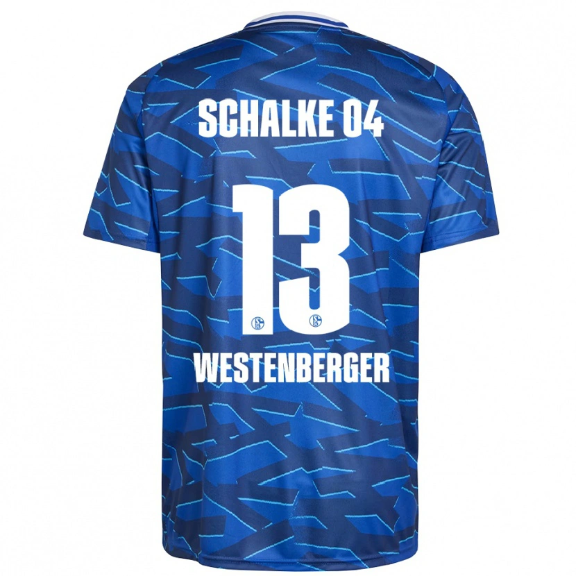 Danxen Herren Noel Westenberger #13 Königsblau Weiß Heimtrikot Trikot 2025/26 T-Shirt Österreich