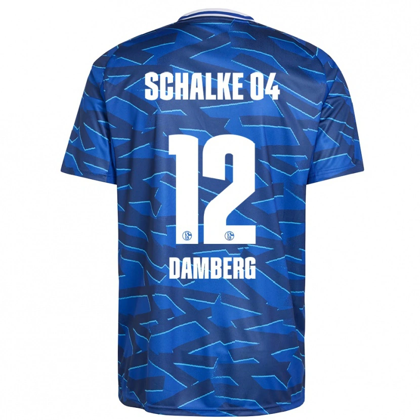 Danxen Herren Niclas Damberg #12 Königsblau Weiß Heimtrikot Trikot 2025/26 T-Shirt Österreich