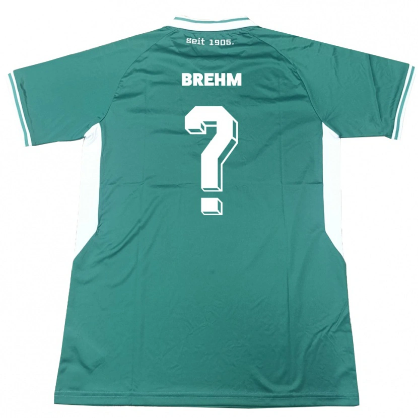 Danxen Herren Jonna Brehm #0 Grün Weiß Heimtrikot Trikot 2025/26 T-Shirt Österreich