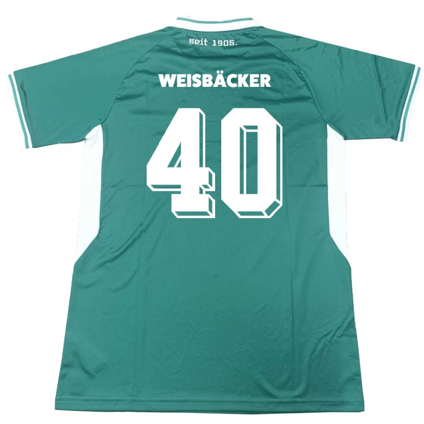 Danxen Herren Maximilian Weisbäcker #40 Grün Weiß Heimtrikot Trikot 2025/26 T-Shirt Österreich